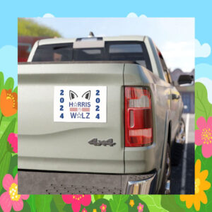 2024 Harris Walz Car Magnet