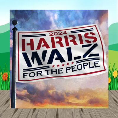 2024 Harris Walz For The People Flag