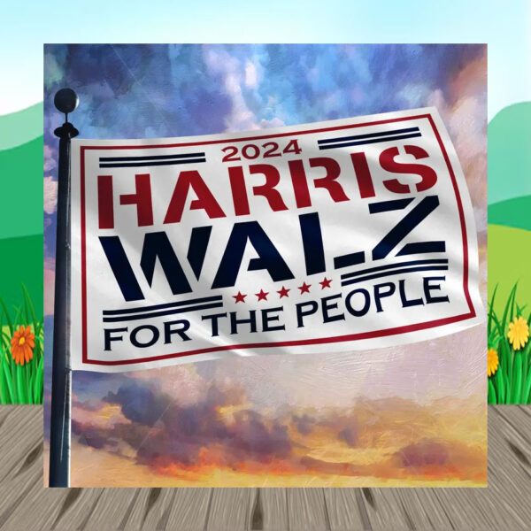 2024 Harris Walz For The People Flag