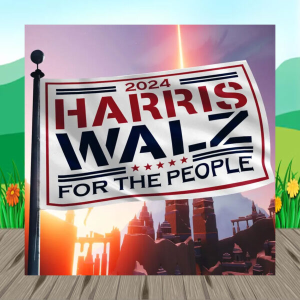 2024 Harris Walz For The People Flag
