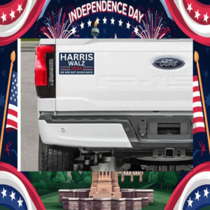 2024 Harris Walz We Are Not Going Back Car Magnets