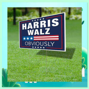 2024 Harris Walz We're Not Going Back Yard Signs