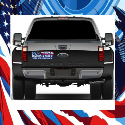 2024 Harriss Walz We're Not Going Back! Car Magnet