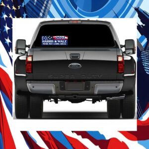 2024 Harriss Walz We're Not Going Back! Car Magnet
