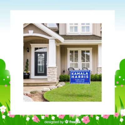 2024 Kamala Harris For The People Yard Sign