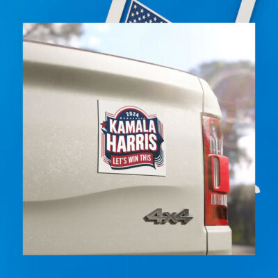 2024 Kamala Harris Let's Win This Car Magnet