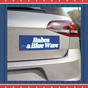 Babes for A Blue Wave Kamala Car Magnet