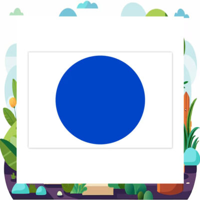 Blue Dot For Kamala Harris Yard Sign