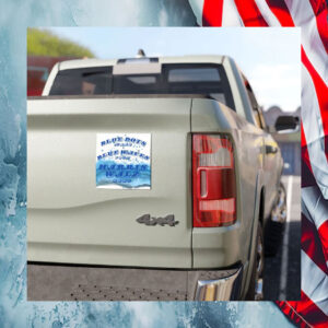 Blue Dots Make Blue Waves Vote Harris Walz 2024 Car Magnet