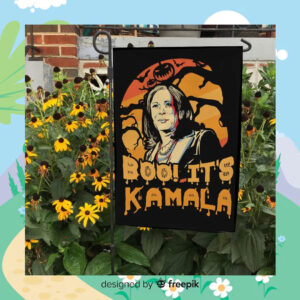Boo It's Kamala Harris Halloween Flags
