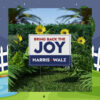 Bring Back The Joy Harris Walz 2024 Election Yard Sign