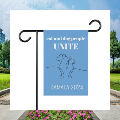 Cat And Dog People Unite Kamala Flag