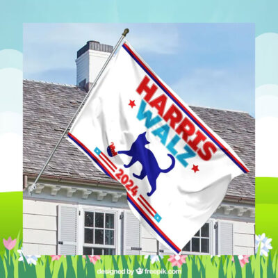 Cat Harris Walz 2024 Flag