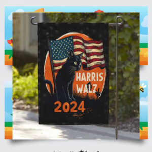 Cat Harris Walz 2024 Halloween Flags