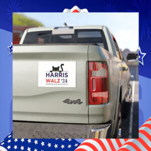 Cat Harris Walz 24 Car Magnet