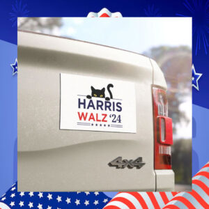 Cat Harris Walz 24 Car Magnet