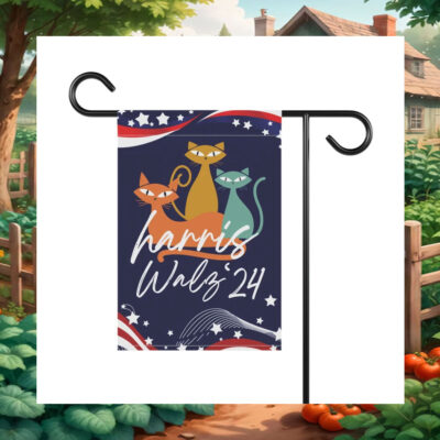 Cat Harris Walz 24 Garden Flag