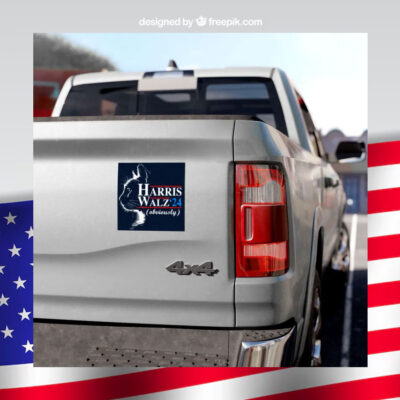 Cat Harris Walz 24 Obviously Car Magnet