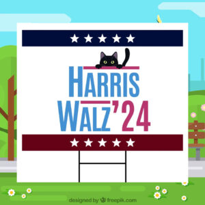Cat Harris Walz 24 Yard Sign