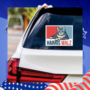 Cat Harris Walz Stickers