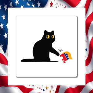 Cat Kamala Harris 2024 Bumper Sticker