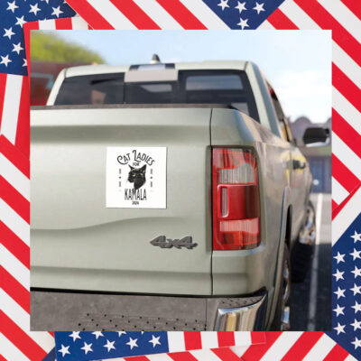 Cat Ladies For Kamala 2024 Car Magnet