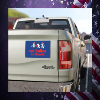 Cat Ladies For Kamala Car Magnets