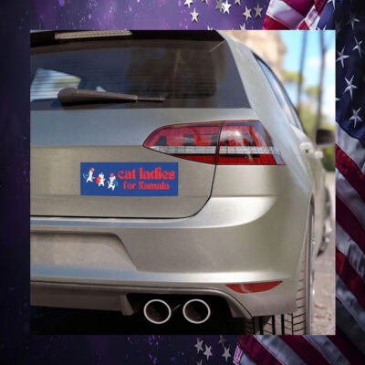 Cat Ladies For Kamala Car Magnets