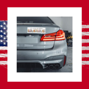 Cat Ladies For Kamala Vinly Car Bumper Sticker