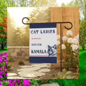 Cat Ladies Vote For Kamala House Flag