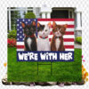 Cat Ladies We're With Her Kamala Harris Garden Yard Sign