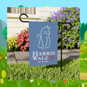Cat Lady Harris Walz '24 For The People Garden And House Flag