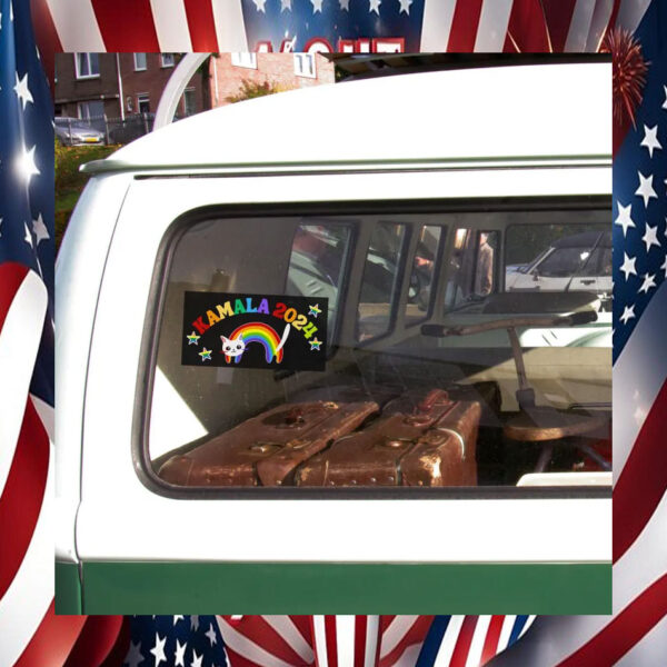 Cat Lady Kamala 2024 Sticker