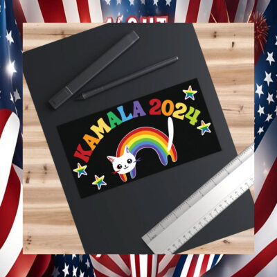 Cat Lady Kamala 2024 Sticker