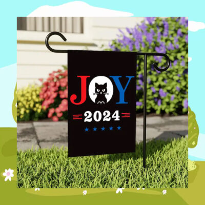 Cat Lady Kamala Joy 2024 Flag