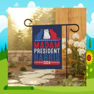 Cat for Madam President Harris Flag
