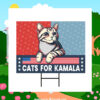 Cats For Kamala Harris Yard Signs