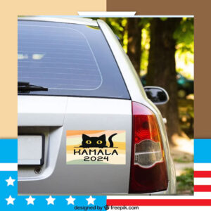 Cats Kamala 2024 Car Magnet