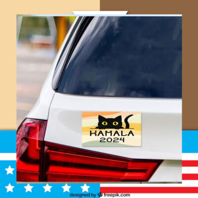 Cats Kamala 2024 Car Magnet