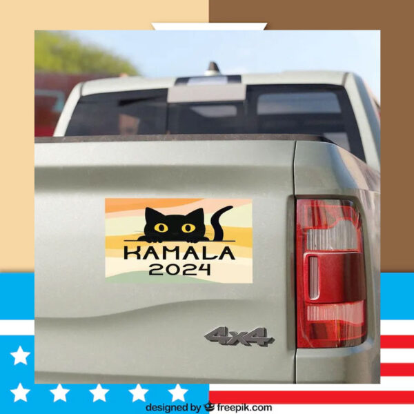 Cats Kamala 2024 Car Magnet
