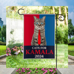 Cats for Kamala 2024 Garden Flag