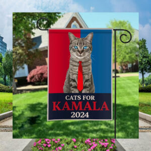 Cats for Kamala 2024 Garden Flag