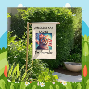 Childless Cat Ladies For Kamala Harris Flag