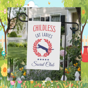 Childless Cat Ladies Social Club Kamala Harris Flag