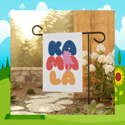 Childless Cat Lady Kamala Garden Flag