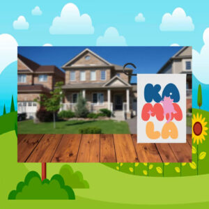 Childless Cat Lady Kamala Garden Flag