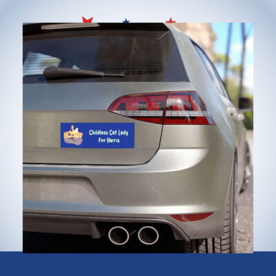 Childless Cat Lady for Harris 2024 Car Magnets