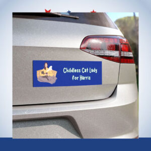 Childless Cat Lady for Harris 2024 Car Magnets