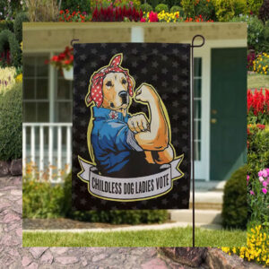 Childless Dog Ladies Vote Kamala Flag