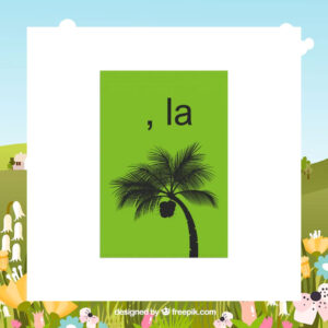 Comma La Coconut Tree Brat Green Kamala Harris Flag